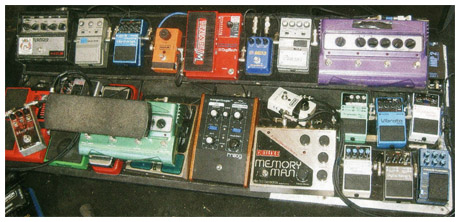 Omar Rodriguez Lopez Pedal Board